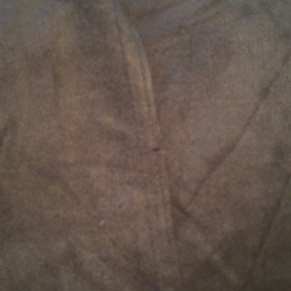 Green Suede Like Long Fringed Vest  - Picture 7 of 7